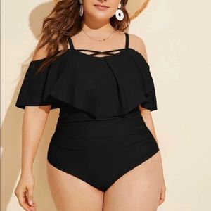 Shein Flutter Sleeve Swimsuit